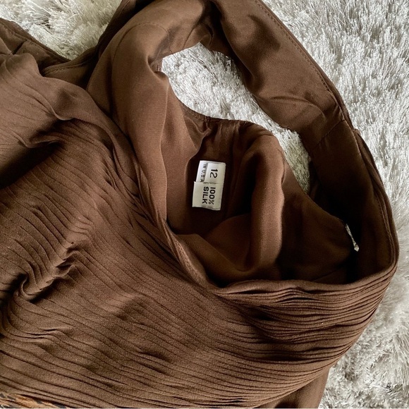 Assar New York One Shoulder Print Dress Size 12 - Picture 6 of 7